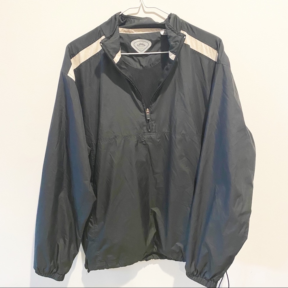 Callaway golf black windbreaker jacket